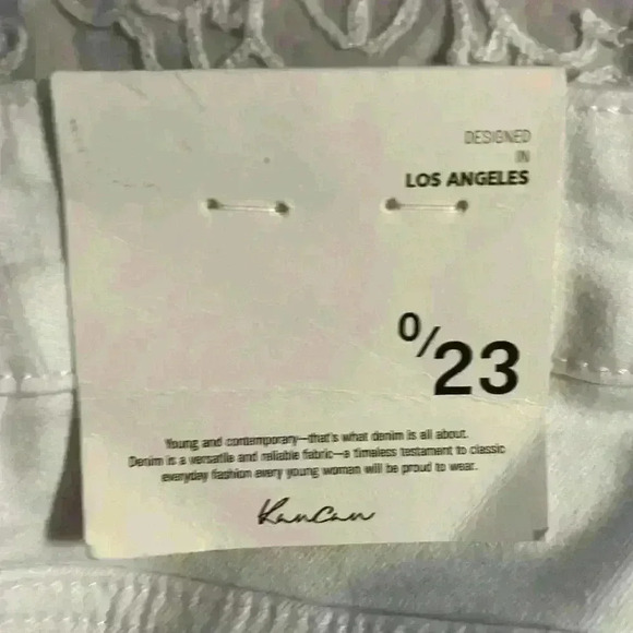 KanCan High Rise  White Stretch Skinny Jeans NWT Size 0. - Picture 15 of 15